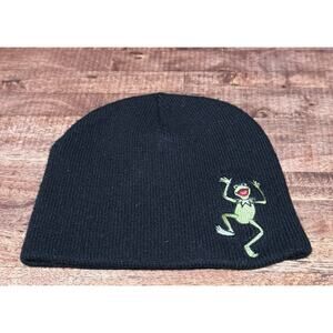 Sesame Street 2005 The Muppets Kermit the Frog Knit Beanie Hat